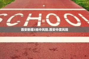 西安新增3地中风险.西安中度风险