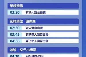 冬奥会比赛时间〃冬奥会赛事安排