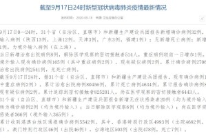 31省区市增24例病例〃31省区市增17例病例