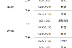 「中高考时间2023年时间表」〃中高考试时间