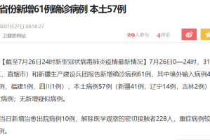 31省新增确诊16例-31省份新增确诊病例16例?