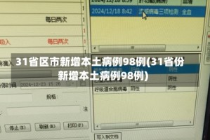 31个省新增46例确诊病例︰(31省区市新增确诊病例36例)