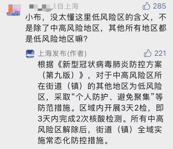 “上海2地调整为高风险区” 上海高风险了吗？-第1张图片