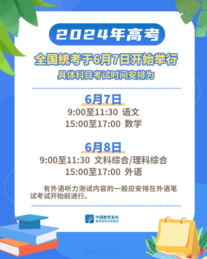【高考语文时间/高考语文时间几点到几点】-第3张图片