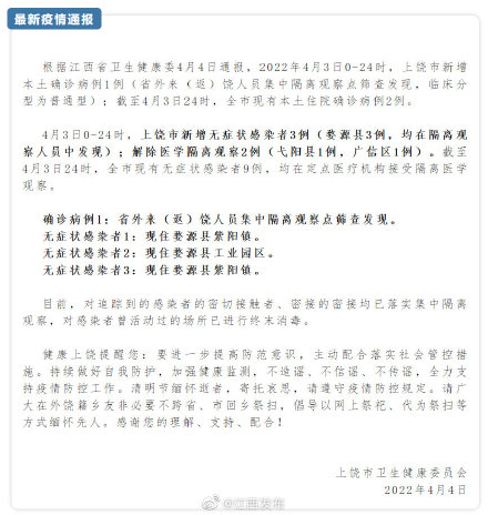 “江西新增本土无症状1例” 江西新增一例无症状？-第2张图片