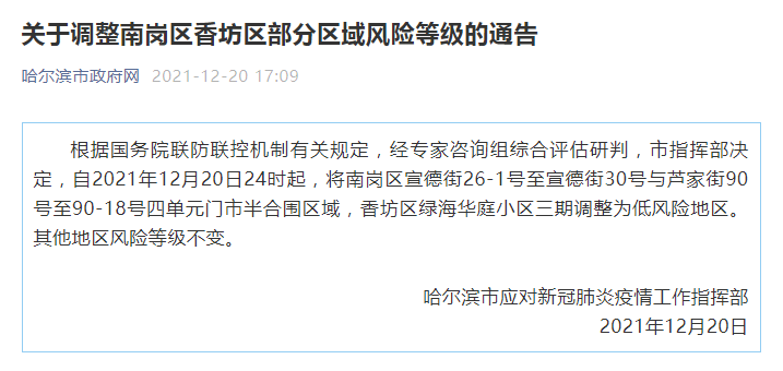 “天津调整相关区域风险等级” 天津风险地区划分最新2021？-第1张图片